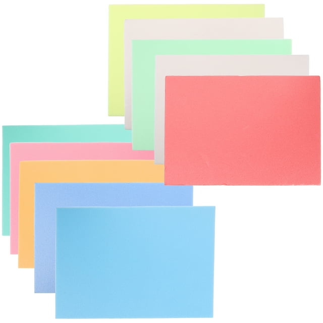 10 hojas de espuma para manualidades, tamaño A4, multicolor, para niños, proyectos de manualidades, arte y actividades escolares