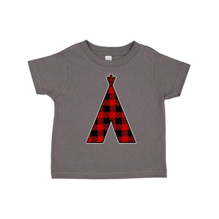 

Inktastic Buffalo Plaid Teepee Tribal Gift Toddler Boy or Toddler Girl T-Shirt