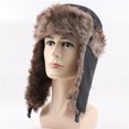 thumbnail image 6 of YAYUBA Cold Weather Trapper Hat Warm Sherpa Winter Hats for Men Windproof Earflap Cap Hunting Ski Outdoor Hat Head Warmer, 6 of 7