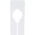 thumbnail image 4 of Plastic Clothing Rack Dividers - Blank Custom Clothing Tags - Durable Polypropylene Garment Rack Dividers - 5 x 2 in, White, Pack of 60, 4 of 4