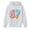 White, variant on Playtopia Youth Donut Ice Cream Number 67 Graphic Hooded Pullover 350g Polyester Long Sleeve Kangaroo Pocket Casual Sweatshirt 1PC Big Kids Sizes 100-160