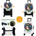 thumbnail image 2 of 3 Pieces of Luggage Cover Travel Suitcase Protector African American Girl Elastic Washable Baggage Covers for Set of 3 Luggage (S&M &L), 2 of 6