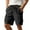 Black, variant on JTieacloth Cargo Shorts for Men European And Solid Color Pocket Buckle Men's Casual Loose Comfortable Trendy Sports And Fitness Shorts,Black