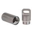 thumbnail image 4 of Tomshoo Titanium Pill Gran Mini Píldora Píldora Pídor de Bolsillo Recibida de Caja de Pastillas para ViJes al Aire Libre Camino, 4 of 7