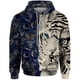 thumbnail image 2 of Sudadera con capucha para hombre, informal y versátil, con estampado de tigre a la moda, cómoda y con movimiento, 2 of 5