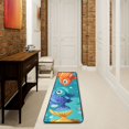 thumbnail image 5 of Cartoon Fish 72×24 inch Runner Rug Non-Slip Pads Ares Rugs Washable for Bedroom Bathroom Living Room, 5 of 6