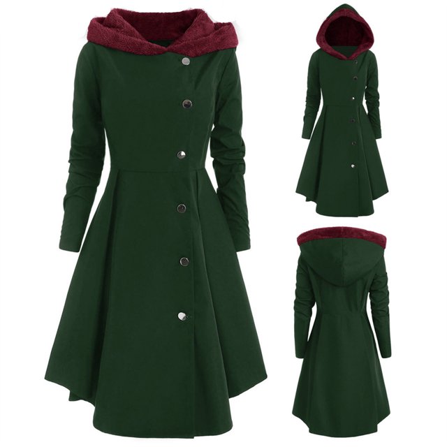FcBaudy Longues Robe à Manches Col Rond Mode Femmes Décontractée Col Rond Imprimé de Noël Robe Ample et Confortable à Manches Longues pour Femmes