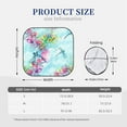 thumbnail image 6 of Uemuo Dragonfly Floral Printed 2 PCS Car Windshield Sun Shade, Auto Sun Heat and UV Rays Blocker, Foldable Automotive Front Window Sunshade Protector, 6 of 7