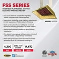 thumbnail image 2 of Fostoria Infrared Overhead Electric Heater H43-FSS-3, 2 of 2