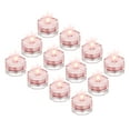 thumbnail image 1 of Unique Bargains 12Pcs Bright LED Tea Light, Red Waterproof Flameless Candle Color Change Party Wedding Festivals Decor, 1 of 7