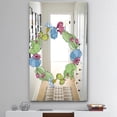 thumbnail image 3 of DESIGN ART Designart 'Cactus 1' Farmhouse Mirror - Printed Wall Mirror 27.6 in. wide x 39.4 in. high, 3 of 5