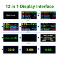 thumbnail image 4 of Color PD USB Tester DC Digital Multimeter Voltmeter Current Voltage Type-C Meter Amp Ammeter Detector Power Bank Charger Tester ,Updated USB Tester, 4 of 6