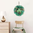 thumbnail image 6 of 15.7 Inch Happy St Patrick's Day Wreath for Front Door Green Leprechaun Mesh Wreath, Hanging Garland for Lucky Irish Party Wall Decoration, 6 of 9
