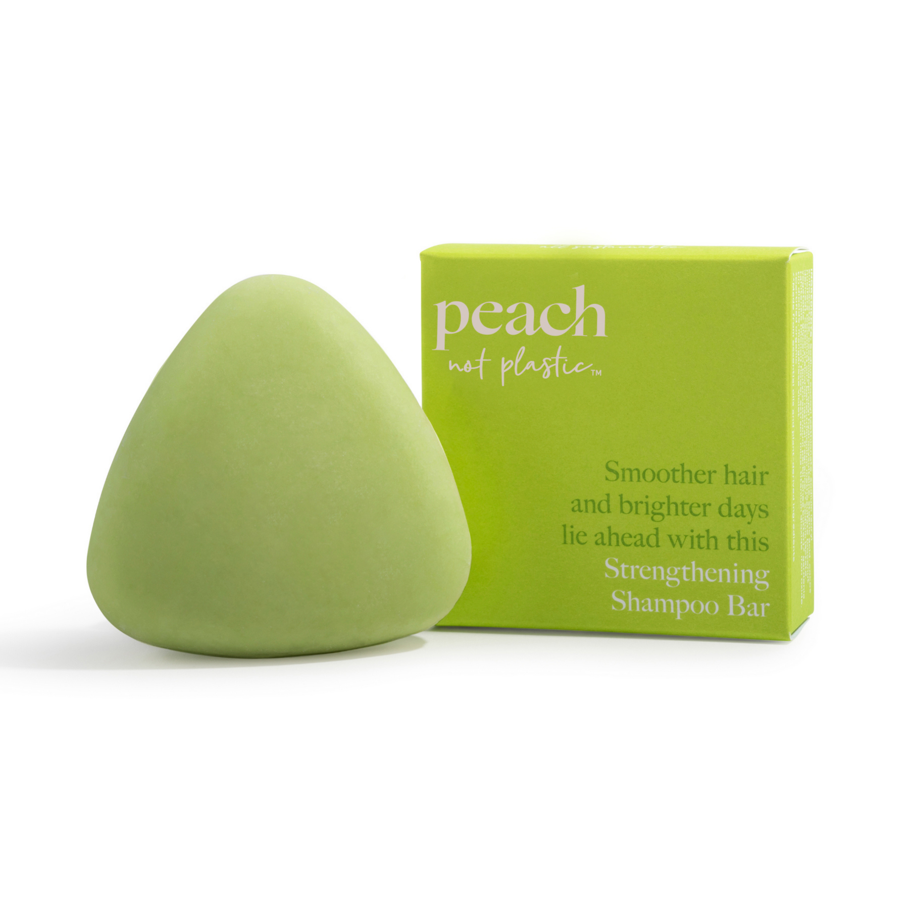 Peach Not Plastic's Strengthening Shampoo Bar for Damaged & SplitProne