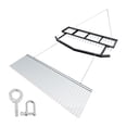 thumbnail image 1 of KFFKFF Herse à Tirer, Niveleuse de 6 Pi pour Allée avec Herse à Chaîne, Largeur Réglable et Capacité de Charge de 80 Lb, Râteau de Nivellement Robuste, 1 of 9