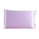 thumbnail image 2 of Funda de almohada de seda de morera Funda de almohada transpirable de 2 lados Funda de almohada de color sólido para la piel del cabello, Morado, 51x36cm kenally HA003379-03, 2 of 7