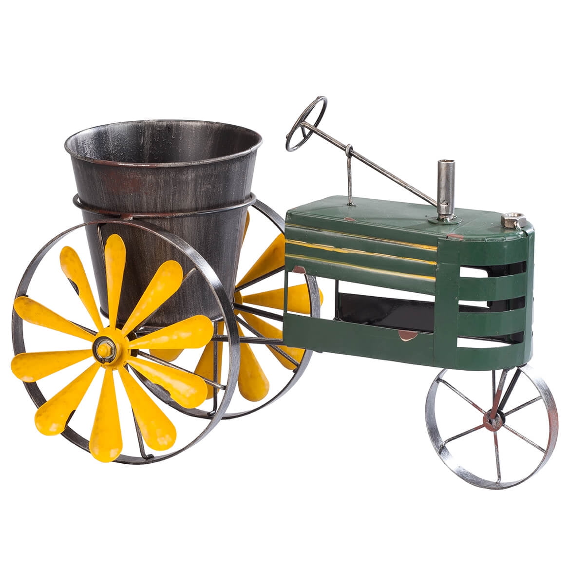 Metal Tractor Windmill Planter by Fox River CreationsTM by Fox Valley Traders