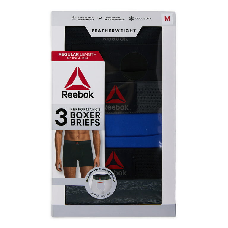 Reebok Men's Underwear - Performance Boxer Briefs (8 Pack)