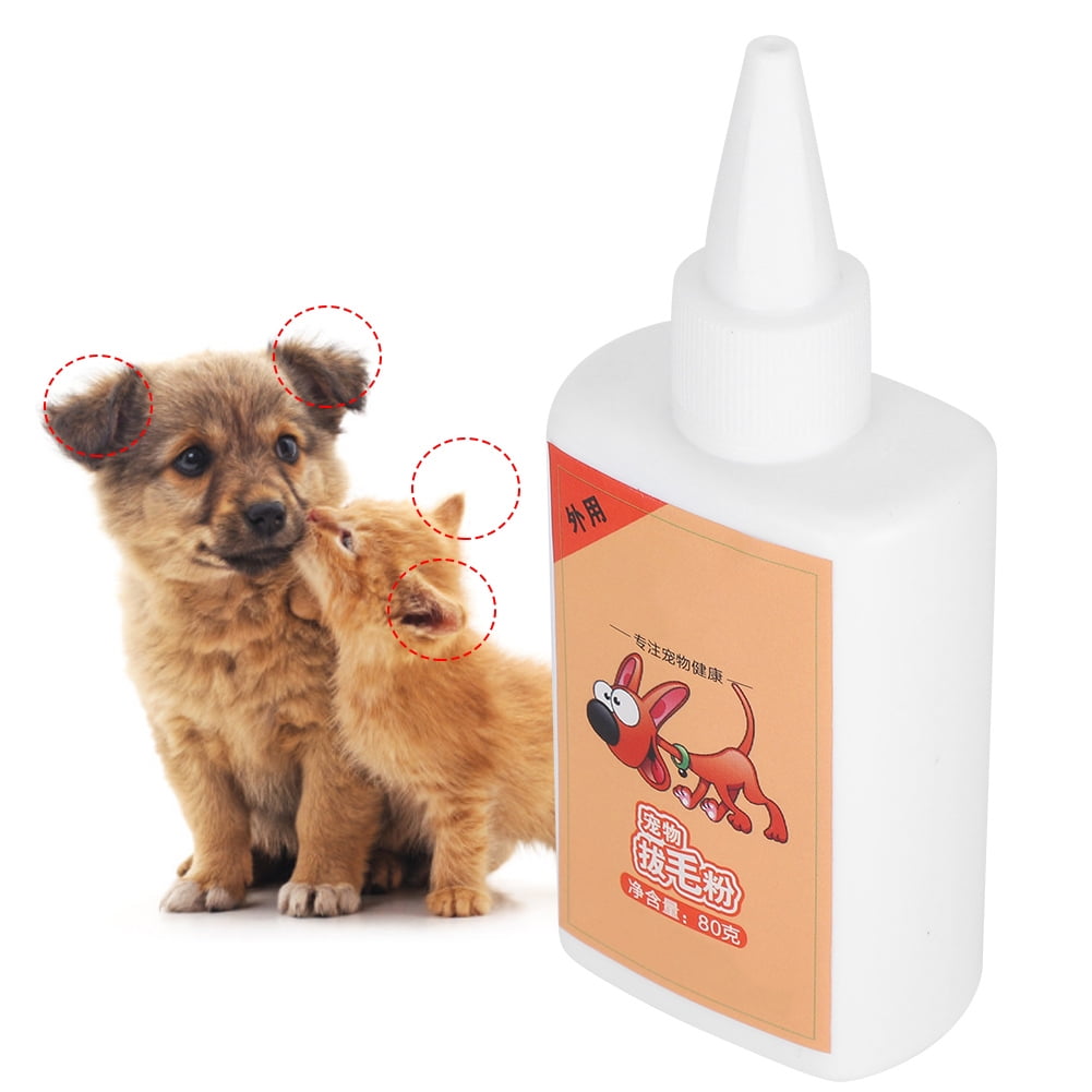 Mavis Laven Dog Ear Canal Plucking Powder,Pet Ear Canal Cleaner
