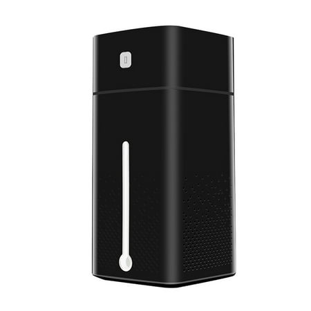 

Air Humidifier USB Large Capacity Aroma Diffuser Lowe Noise 1000ml Humidifier for Home Office Black