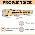 thumbnail image 2 of Happy Fathers Day Banner, Father's Day Decoration Yard Sign, Party Supplies Tool, Repairs Pics Bunting, Outdoor Fence Balcony Inside Garden Home, 2 of 5
