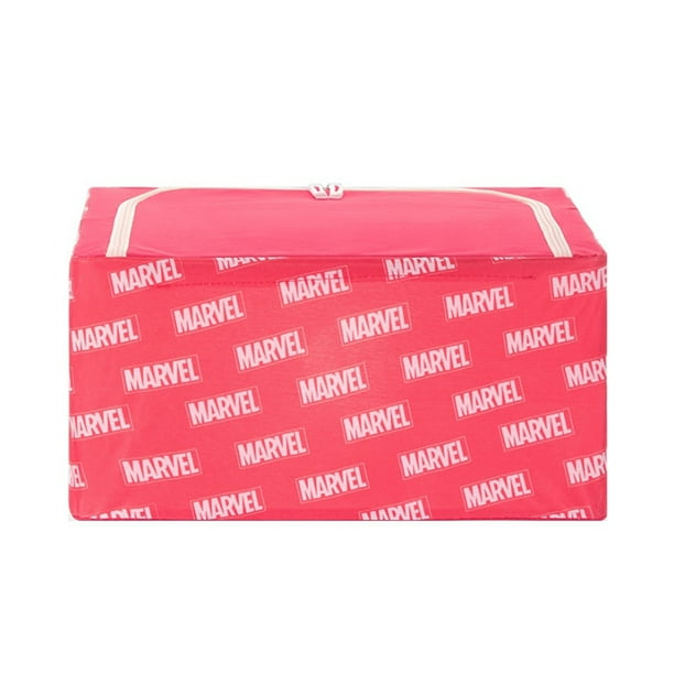 MINISO Marvel Storage Boxes 24 Litre, Living Box Wardrobe Organizer Bag for Clothes,Toys Red