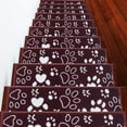 thumbnail image 1 of Paw Collection Contemporary, Cozy, Vibrant and Soft Stair Tread Mats & Rugs, 9'' x 28'', 1 of 7