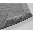 thumbnail image 4 of Better Trends 20"x 60" Premium Bathroom Runner Rug 100% Cotton Soft Reversible Tufted Bath Mat Water Absorbent Ideal for Easy Care in Bathroom and Shower Areas, (Gray)- Edge Collection, 4 of 5