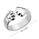 thumbnail image 4 of Anillos para mujer, regalos para mujer, joyería de moda con forma de garra y cola, regalo de joyería, anillo de aleación, 4 of 4