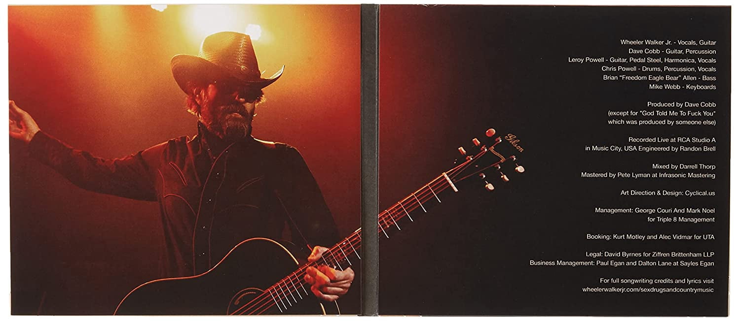 Wheeler Walker JR - Sex Drugs & Country Music - Music & Performance - CD