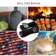 thumbnail image 3 of Guantes para chimenea RAPICCA, resistentes al calor, de piel negra, 3 of 7