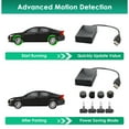 thumbnail image 5 of TPMS 4 Pcs Car Pickup Truck USB Wireless Tire Tyre Pressure Monitoring System Sensors Compatible With Android Car Radio Stereo Head Unit, 5 of 13