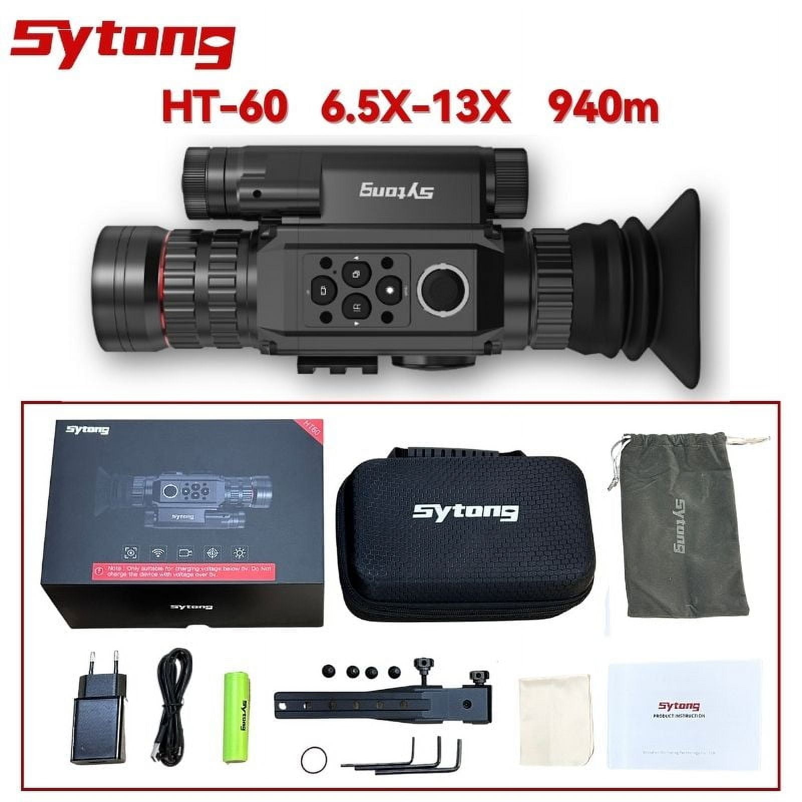A-BFASTIRON HT-60 Digital Night Vision Sytong Rifle Scope with App WIFI Live Image