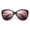 MATTE BLACK - ROSE GOLD / ROSE GRADIENT LENS, variant on IVI Vision Daggerwing Polished Black Frame with Grey Lens Sunglasses