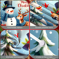 thumbnail image 5 of Festive Theme Christmas Trees Holiday Banner Decorative Design Winter Woodland Celebration for Home Party Indoor Decoration Seasonal Event, 5 of 9