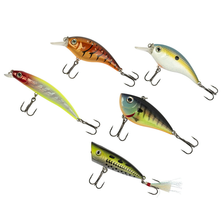Ozark Trail 5-Piece Assorted Fishing Lure Pack 