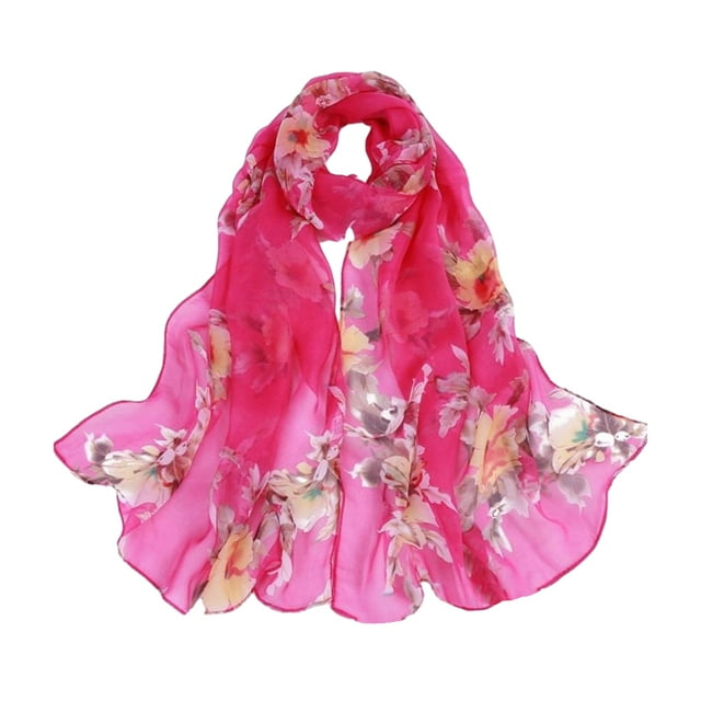 tredstone Écharpes Accessoire Léger et Élégant pour Toutes Saisons Unique rose Rouge 1Set