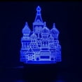 thumbnail image 1 of Castillos de luz nocturna LED 3D que cambian de color para niños, 1 of 1