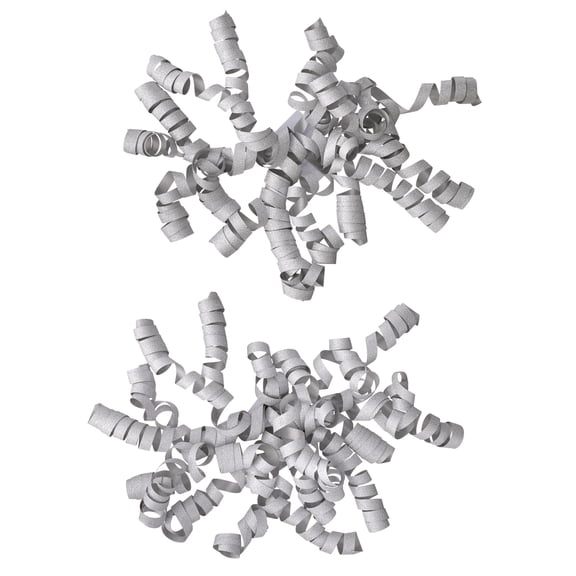 12 Packs: 2 ct. (24 total) Glitter Twisty Bows by Celebrate It