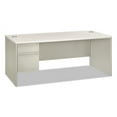 thumbnail image 2 of HON 38000 Series Left Pedestal Desk, 72" x 36" x 30", Light Gray/Silver, 2 of 2