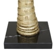 thumbnail image 5 of 9" x 20" Gold Polystone Palm Tree Sculpture, by DecMode, 5 of 8
