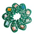 thumbnail image 4 of 9Pcs PU Golf Iron Headcover Club Head Cover Animal Decorative Embroidery Number 4-9 P a S Protection Wrap Gear for Outdoor Sports Women Men Verde Macarena Cubierta de cabeza de hierros de golf, 4 of 8