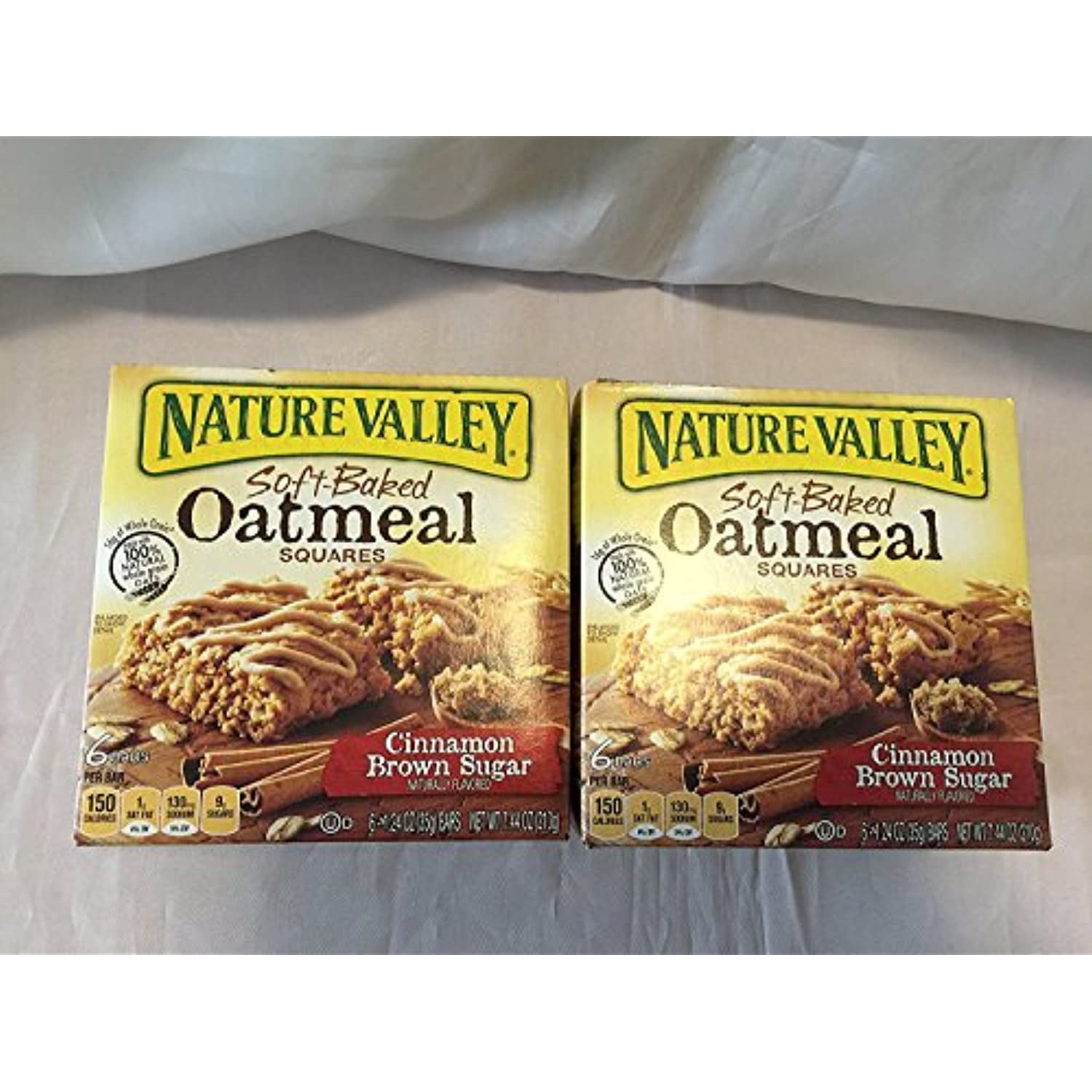 Nature Valley, SoftBaked Oatmeal Squares, Cinnamon Brown Sugar, 7.44Oz