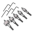 thumbnail image 4 of Oubit Steel Hole Saw Set,5 Pcs High Speed Hole Cutter Kit Hole Saw Kit Class Leading Features, 4 of 9
