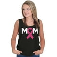 thumbnail image 4 of Breast Cancer Awareness Mom Fighter Tank Top Tee Shirt Women Brisco Brands S, 4 of 6