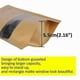 thumbnail image 3 of 100 Pack Kraft Paper Bags with Window, 10x15cm, Resealable Zip Lock for Food Storage, Stand-Up Pouches, 3 of 5