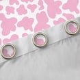 thumbnail image 4 of Manfei Cute Cow Pattern Black Out Curtains,Farm Animal Cattle Curtains Pack of 2 (42x63 Each),Pink White Bedroom Curtains For Girls Kids,Microfiber Bedroom Decor, 4 of 6