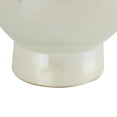 thumbnail image 6 of DecMode 17" Floral 3D Cream Ceramic Vase with Iridescent Glaze, 6 of 10