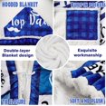 thumbnail image 3 of Wearable Blanket Hoodie, Birthday Gift Ideas, Soft Blue Throw Blankets Presents for Men Christmas Thanksgiving, 3 of 6
