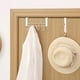 thumbnail image 3 of Organizador versátil para puerta, ganchos resistentes para colgar sobre la puerta, construcción de metal resistente, perfecto para sala de estar, baño, dormitorio, cocina, colgar ropa, toallas,, 3 of 5